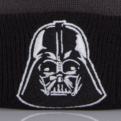 Starter czapka zimowa Star Wars black/grey  Face Bobble Knit Vader