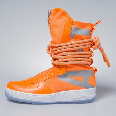 Sneakers buty zimowe Nike SF AF1 High total orange / total orange AA1128-800