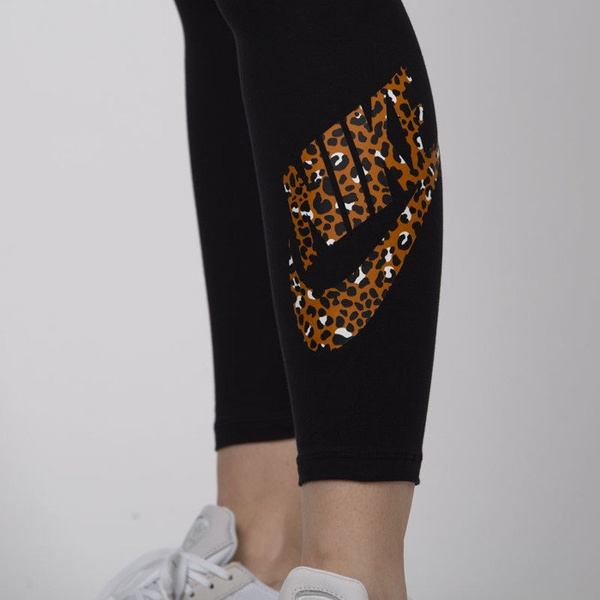 Nike legginsy Nike Sportswear Animal Print black