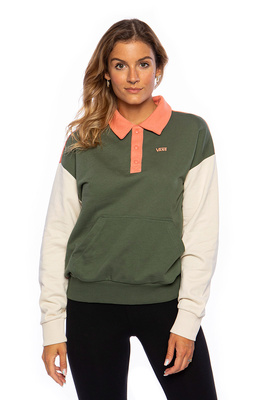 Bluza damska Vans WM Dylan Polo Fleece zielona