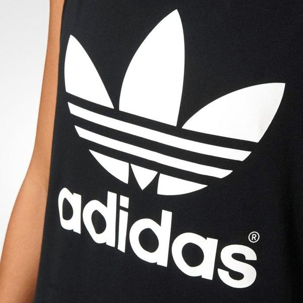 Adidas Originals sukienka Trefoil Tank Top Dress black AJ8160