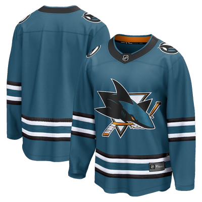 Fanatics NHL Home Breakaway jersey San Jose Sharks teal