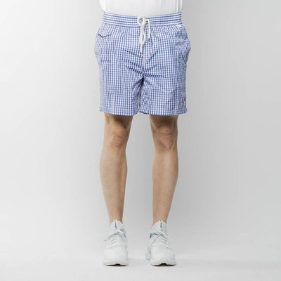 Ralph Lauren szorty Traveler Short blue gingham