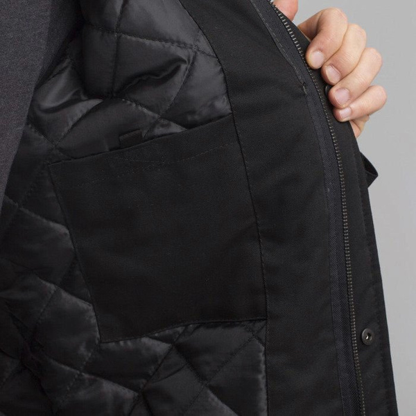 Backyard Cartel kurtka jacket Parka Long khaki / black