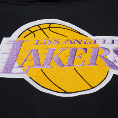 Bluza Mitchell & Ness NBA Team Origins Fleece Hoodie Vintage Logo Los Angeles Lakers black
