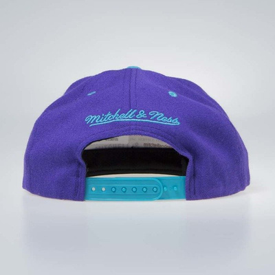 Mitchell & Ness Charlotte Hornets Snapback Cap purple / teal Team Arch 