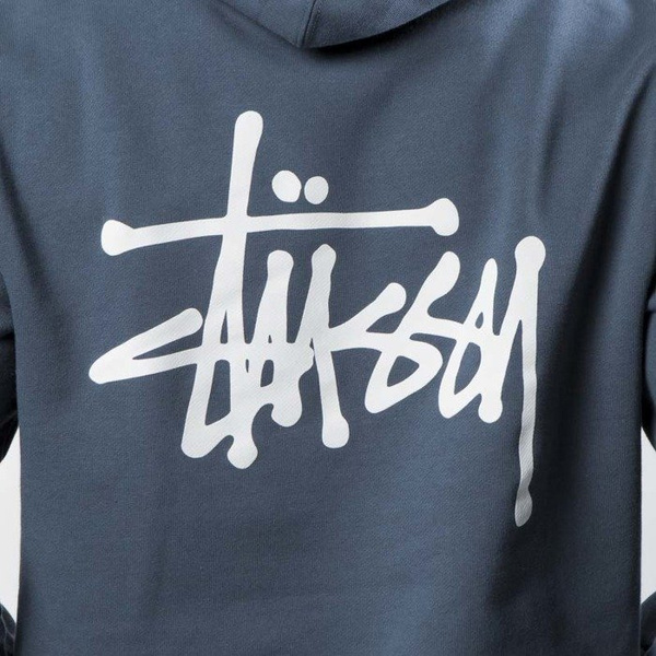 Bluza Stussy sweatshirt Basic Stussy Hood ink