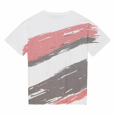 Koszulka Mitchell & Ness Chicago Bulls Paintbrush Sublimated Tee biała