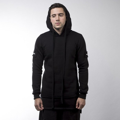 Majors sweatshirt Long Hoodie black