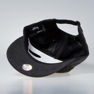 Czapka Stussy Strapback Peached Smooth Stock Low Pro Cap black