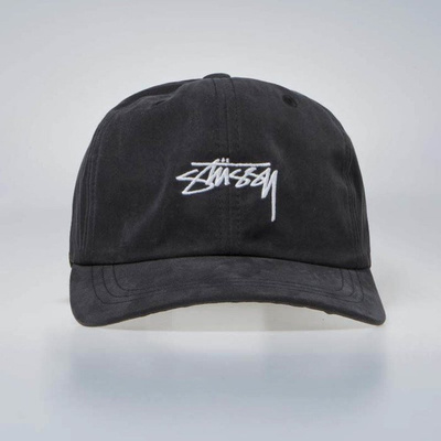 Czapka Stussy Strapback Peached Smooth Stock Low Pro Cap black