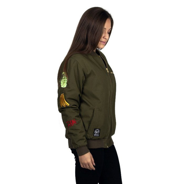 Harp Team Kurtka damska Bomber Ron's Jacket forest green