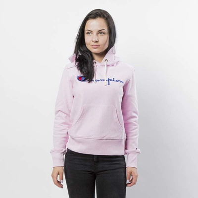 Bluza damska Champion Sweatshirt Reverse Weave Hoody pink 109275/S17/2549