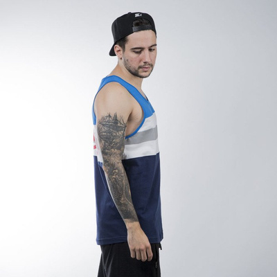 Koka koszulka tank - top Stripes blue / white / navy