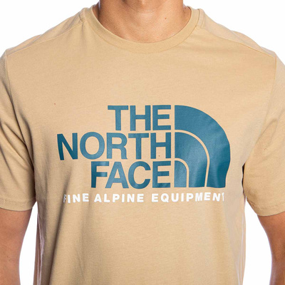 Koszulka The North Face T-shirt M SS Fine Alpine Tee 2 beżowa