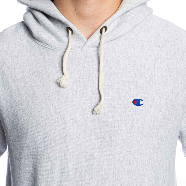 Bluza Champion C Logo Reverse Weave Hoodie szara