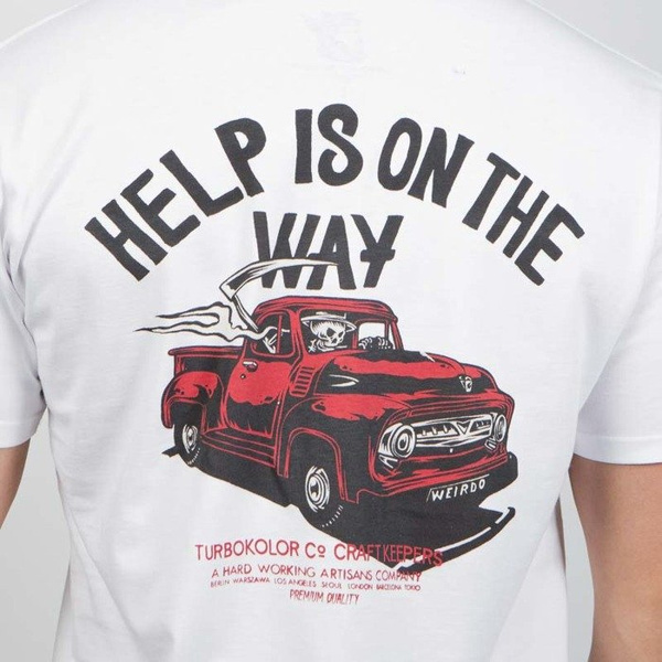 Koszulka Turbokolor TK Creftkeepers Help T-shirt white