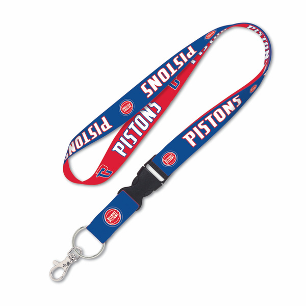 WinCraft NBA Lanyard w/detachable buckle 1" Detroit Pistons