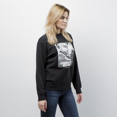 Women Sweatshirt Nike NSW Crew FLC AM1 black AJ2504-010