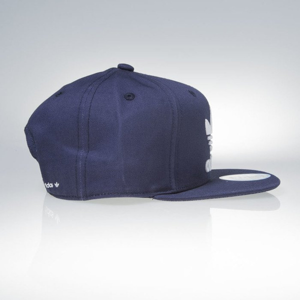 Czapka snapback Adidas Originals Ac Cap Tre Flat navy / white (S95078)