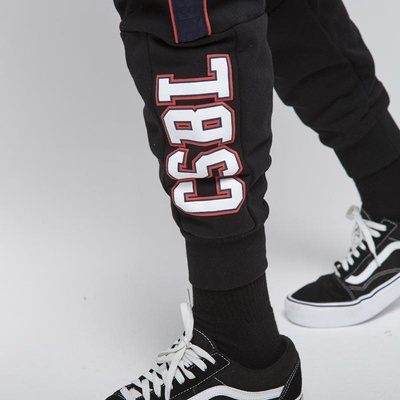 Cayler & Sons spodnie dresowe Black Label Worldwide Classic Sweatpants black / red