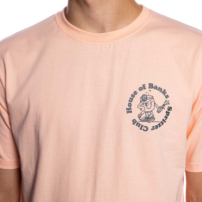 T-shirt House Of Banks Spritzer Club Tee peach