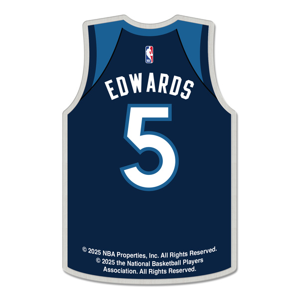 WinCraft NBA Collector Pin Jewelry Card Anthony Edwards Minnesota Timberwolves