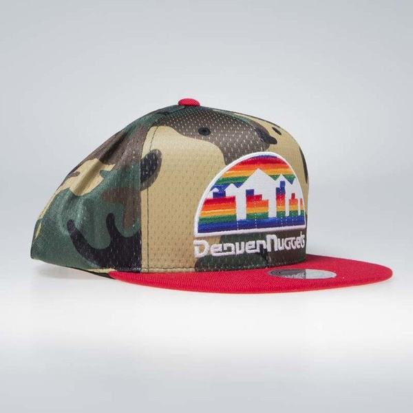 Czapka Mitchell & Denver Nuggets Woodland Snapback Cover camo