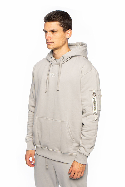 Bluza Alpha Industries Organics EMB Hoody beżowa