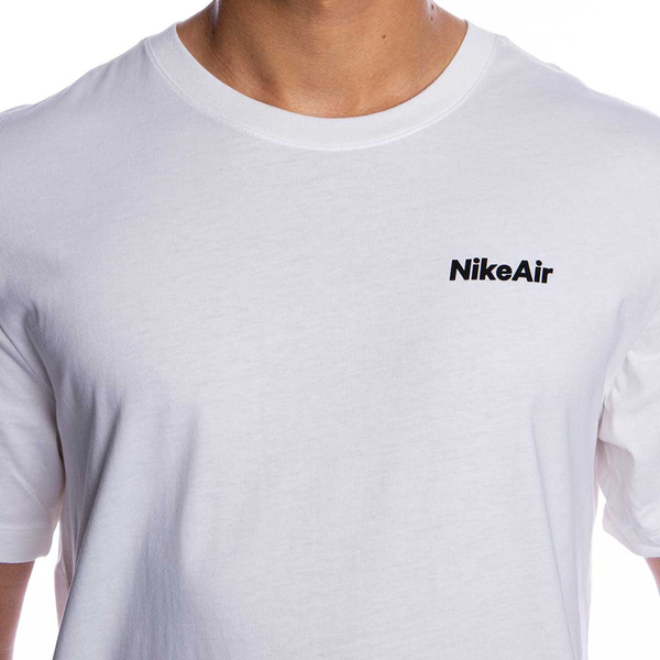 Koszulka Nike NSW Air SS Tee Blocked biała (white/green/black)