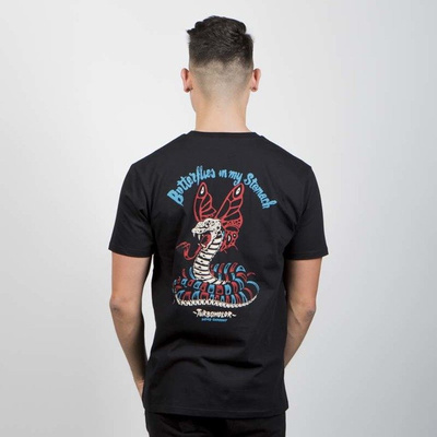 Koszulka Turbokolor TK Simple Thread Butterflies T-shirt black