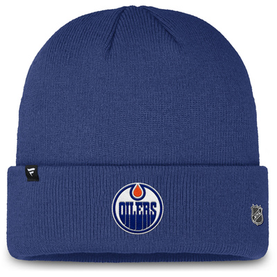 Fanatics NHL Authentic Pro A/Cap Cuffed Beanie Edmonton Oilers Blue Cobalt 