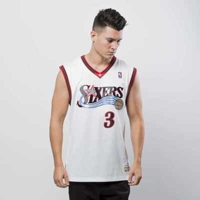 Koszulka Mitchell & Ness Philadelphia 76ers #3 Allen Iverson white Swingman Jersey 