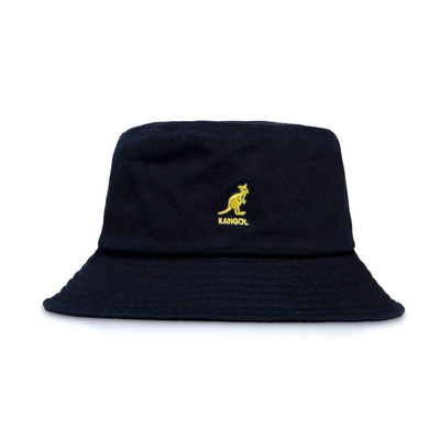 Kapelusz Kangol Washed Bucket granatowy