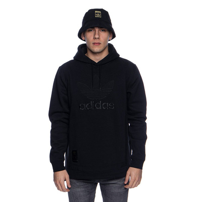 Bluza Adidas Originals Warm-Up Hoodie black/gold metallic