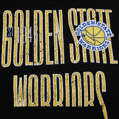 Bluza Mitchell & Ness Golden State Warriors NBA Team OG Fleece 2.0 black