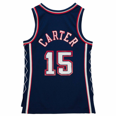 Koszulka Mitchell & Ness New Jersey Nets #15 Vince Carter Swingman Jersey granatowa