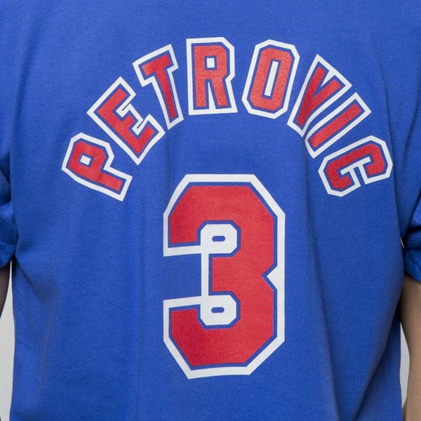 Koszulka Mitchell & Ness New Jersey Nets T-shirt royal Name & Number Traditional