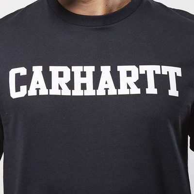 Koszulka Carhartt WIP L/S College Longsleeve dark navy / white 