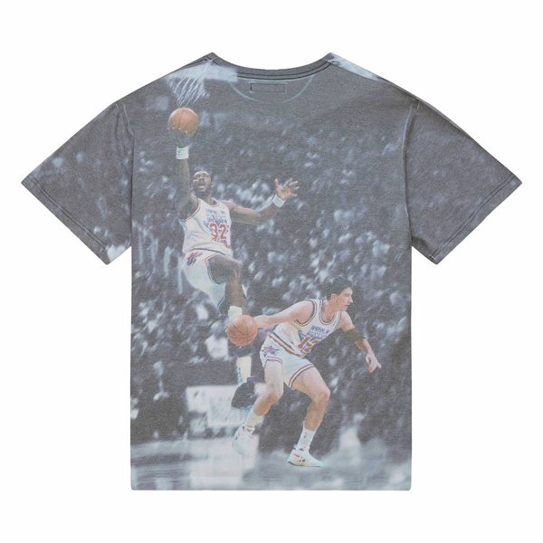 Koszulka Mitchell & Ness Utah Utah Jazz The Rim Sublimated Tee szara