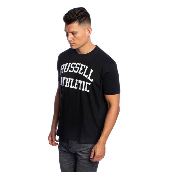 Koszulka Russell Athletic Crewneck S/S T-shirt czarna (black/white)