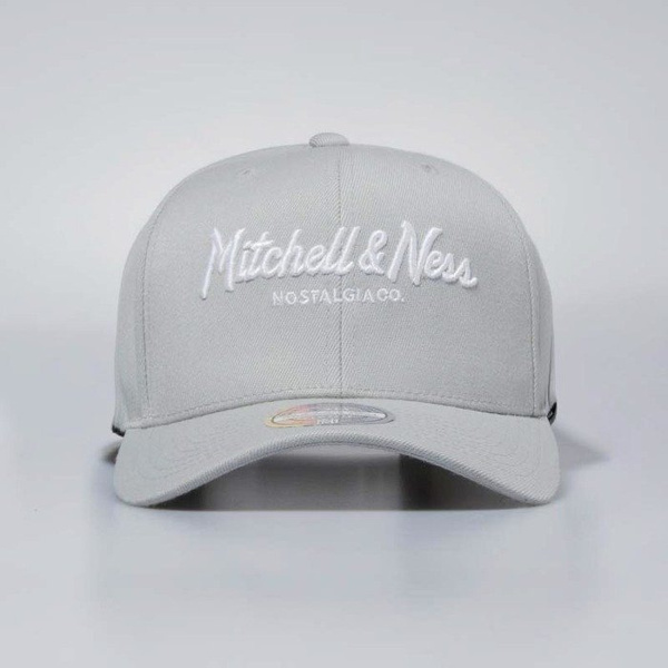 Czapka Mitchell & Ness snapback Own Brand silver cloud Pinscript High Crown110