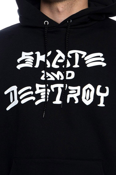 Bluza Thrasher Skate And Destroy Hood czarna