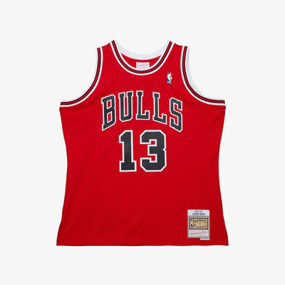 Mitchell & Ness Chicago Bulls  #13 Joakim Noah Dark Jersey scarlet