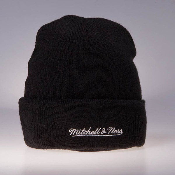 Czapka zimowa Mitchell & Ness Carolina Hurricanes black Team Logo Cuff Knit