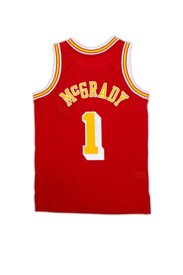 Koszulka Mitchell & Ness Houston Rockets #1 Tracy McGrady czerwona Swingman Jersey