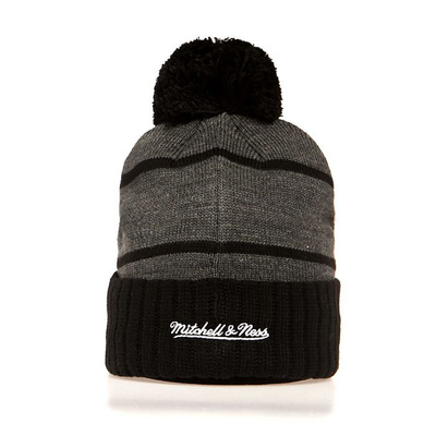 Mitchell & Ness Golden State Warriors Beanie black Reflective Patch Knit