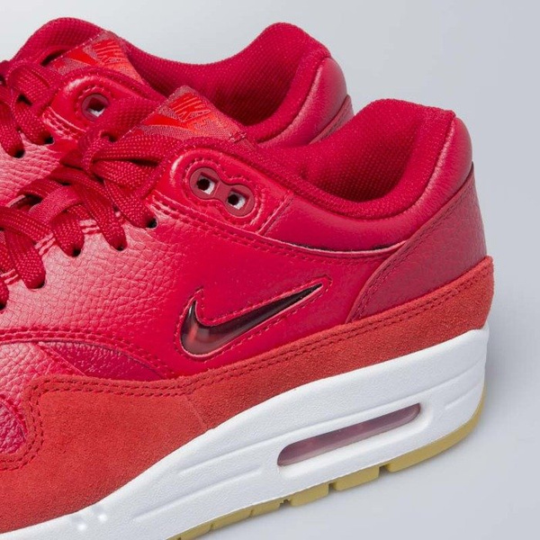 Sneakers buty damskie Nike Air Max 1 Premium SC gym red / gym red - speed red AA0512-602