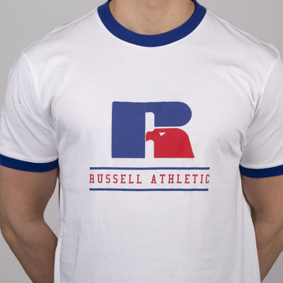 Koszulka Russell Athletic Ringer Tee white