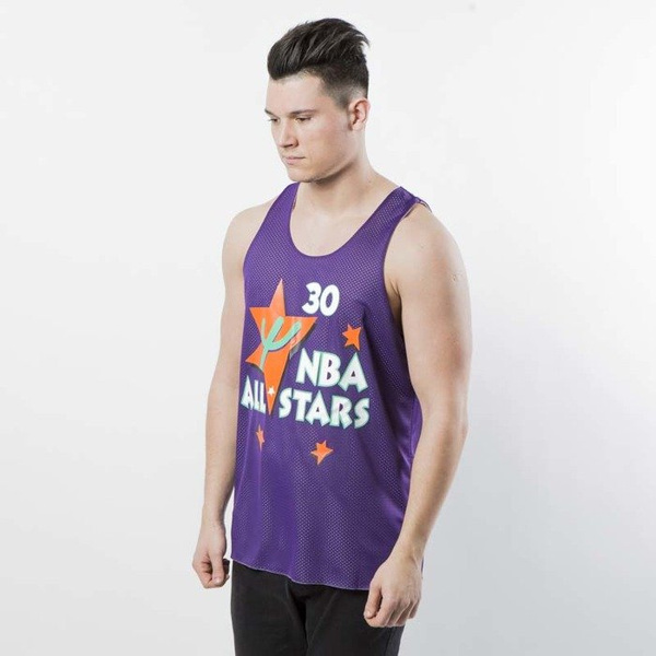 Koszulka dwustronna Mitchell & Ness Chicago Bulls Scottie Pippen 1995 white / purple All Star Reversible